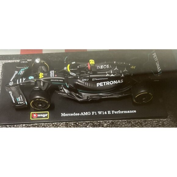 Bburago Mercedes Racing Formula F1 1:43 Scale Diecast Metal Cast 6 Pack NIB - Picture 9 of 9